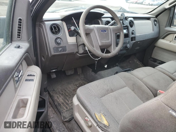 2009 Ford F-150 XL with VIN 1FTPF12V89KA70911, listed as a Copart auction lot 46358075 with 209,017 mi miles and Salvage Title. Bid and sale history available at carsss.com. Image 8.