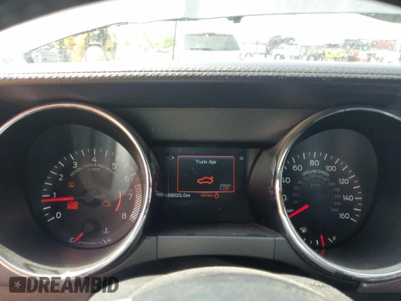 2016 Ford Mustang GT with VIN 1FA6P8CF8G5321372, listed as a Copart auction lot 54230525 with 49,033 mi miles and Salvage title. Bid and sale history available at DreamBid. Image 9.