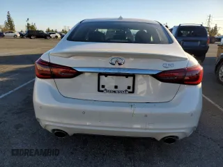 2023 Infiniti Q50 Luxe with VIN JN1EV7BP5PM510392, listed as a Copart auction lot 88456145 with 12,678 mi miles and Salvage Title. Bid and sale history available at DreamBid. Image 6.
