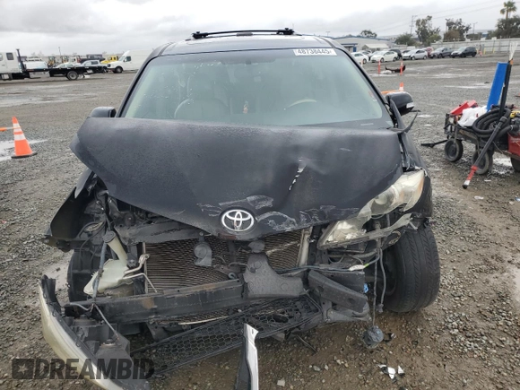 2014 Toyota Sienna Ltd with VIN 5TDDK3DC3ES083686, listed as a Copart auction lot 48738445 with 138,096 mi miles and Salvage Title. Bid and sale history available at carsss.com. Image 5.