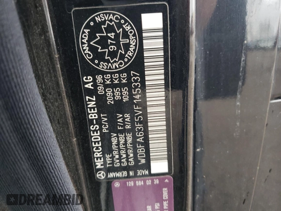 1997 Mercedes-Benz SL 500 z VIN WDBFA63F5VF145337, wystawiony jako Copart lot #79991204 z przebiegiem 134 424 mil mil oraz Szkoda całkowita • Salvage title. Historia ofert i sprzedaży dostępna na DreamBid. Obrazek 13.