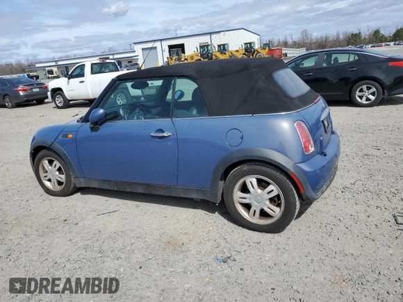2007 MINI Convertible с VIN WMWRF335X7TG17414, выставлен на аукционе Copart как лот 47640925 с пробегом 149 906 миль миль и Списание • Salvage title. История ставок и продаж доступна на DreamBid. Изображение 2.
