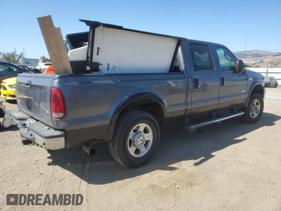 2007 Ford F-250 XL with VIN 1FTSW21P57EA59900, listed as a Copart auction lot 58787085 with 216,385 mi miles and Salvage title. Bid and sale history available at DreamBid. Image 3.