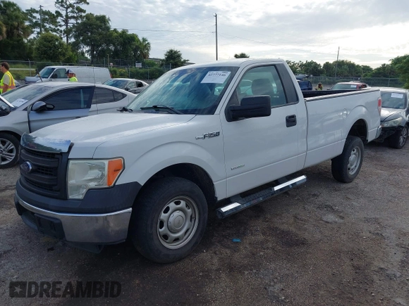 2014 Ford F-150 XL with VIN 1FTNF1CTXEKD77219, listed as a IAAI auction lot 42777146 with 141,338 mi miles and . Bid and sale history available at DreamBid. Image 2.