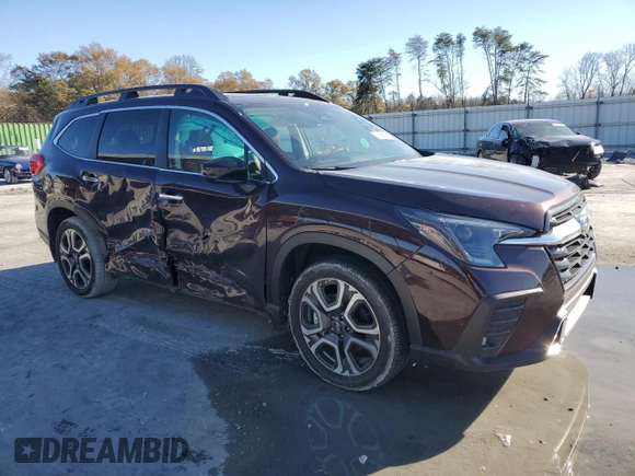 2024 Subaru Ascent Touring z VIN 4S4WMAWD1R3425491, wystawiony jako Copart lot #84790274 z przebiegiem 10 155 mil mil oraz Szkoda całkowita • Salvage title. Historia ofert i sprzedaży dostępna na DreamBid. Obrazek 4.