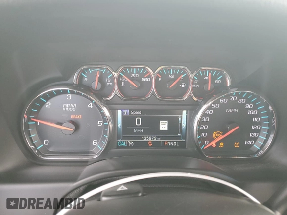 2018 Chevrolet Tahoe Premier with VIN 1GNSKCKC6JR195246, listed as a Copart auction lot 54887165 with 135,973 mi miles and Salvage title. Bid and sale history available at DreamBid. Image 9.