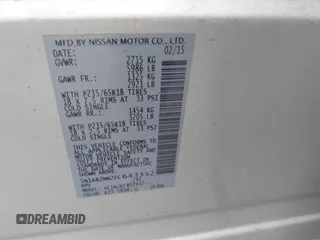 2015 Nissan Pathfinder S with VIN 5N1AR2MN2FC643352, listed as a IAAI auction lot 42065631 with 82,725 mi miles. Bid and sale history available at carsss.com. Image 9.