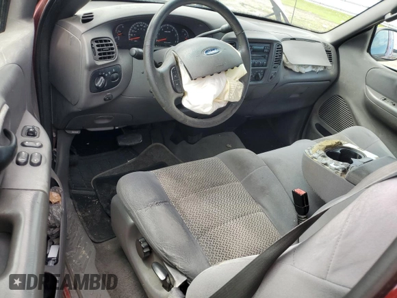 2004 Ford F-150 XL with VIN 2FTRX17W84CA37122, listed as a Copart auction lot 55846705 with Not provided miles and Salvage title. Bid and sale history available at DreamBid. Image 8.