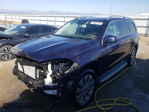2019 Mercedes-Benz GLS with VIN 4JGDF6EE4KB223409, listed as a Copart auction lot 61365792 with 28,551 mi miles. Bid and sale history available at carsss.com. Image 2.