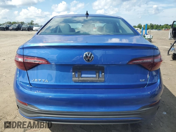 2024 Volkswagen Jetta SE with VIN 3VWEM7BU5RM095018, listed as a Copart auction lot 63504035 with 15,690 mi miles and Salvage title. Bid and sale history available at DreamBid. Image 6.