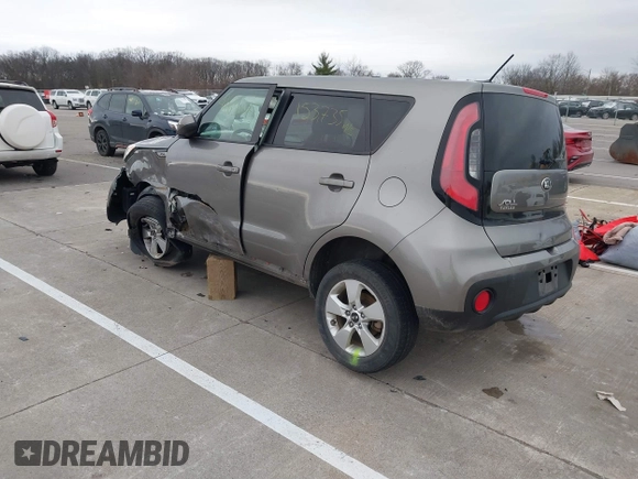 2017 Kia Soul with VIN KNDJN2A21H7423254, listed as a IAAI auction lot 41163071 with 153,735 mi miles. Bid and sale history available at carsss.com. Image 3.