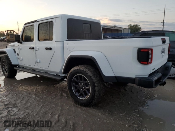 2023 Jeep Gladiator Overland with VIN 1C6JJTFM6PL547321, listed as a Copart auction lot 73760644 with Not provided miles and Salvage title. Bid and sale history available at DreamBid. Image 2.