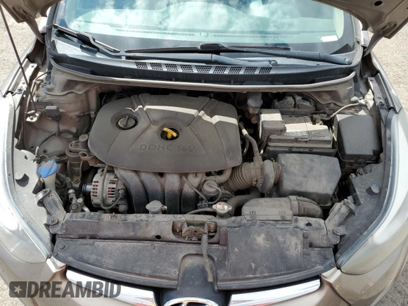 2014 Hyundai Elantra SE с VIN 5NPDH4AE5EH496533, выставлен на аукционе Copart как лот 57078585 с пробегом 152 174 миль миль и Списание • Salvage title. История ставок и продаж доступна на DreamBid. Изображение 11.