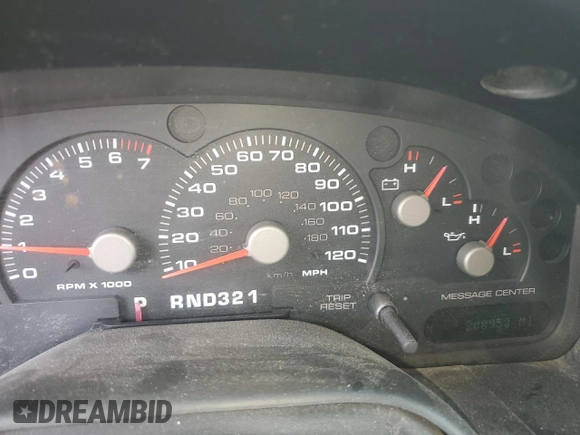 2003 Ford Explorer Eddie Bauer z VIN 1FMZU74K73UA69471, wystawiony jako Copart lot #56354875 z przebiegiem 208 953 mil mil oraz Szkoda całkowita • Salvage title. Historia ofert i sprzedaży dostępna na DreamBid. Obrazek 9.