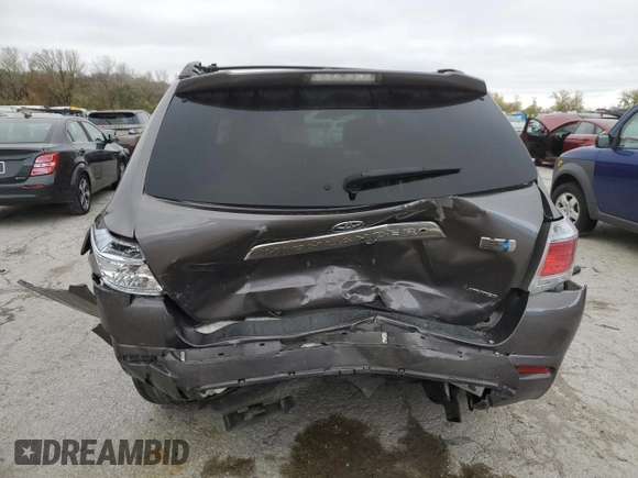 2012 Toyota Highlander Hybrid Limited with VIN JTEDC3EH1C2010467, listed as a Copart auction lot 80748634 with 222,730 mi miles and Salvage Title. Bid and sale history available at carsss.com. Image 6.