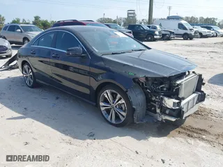 2019 Mercedes-Benz CLA with VIN WDDSJ4EB5KN744535, listed as a IAAI auction lot 41494272 with 6,527 mi miles. Bid and sale history available at carsss.com. Image 1.