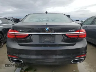 2017 BMW 7 Series 740i xDrive with VIN WBA7E4C3XHGV23345, listed as a Copart auction lot 40793704 with 71,046 mi miles. Bid and sale history available at carsss.com. Image 6.