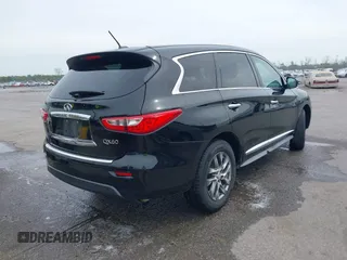 2015 Infiniti QX60 with VIN 5N1AL0MN3FC547395, listed as a IAAI auction lot 41863434 with 91,631 mi miles. Bid and sale history available at carsss.com. Image 4.