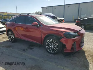 2024 Lexus RX 350 z VIN JTJCHMAA7R2020670, wystawiony jako Copart lot #54567235 z przebiegiem 3 510 mil mil oraz Szkoda całkowita • Salvage title. Historia ofert i sprzedaży dostępna na DreamBid. Obrazek 4.