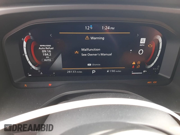2022 Nissan Rogue Platinum with VIN JN8BT3DD0NW273981, listed as a Copart auction lot 88629405 with 28,133 mi miles and Salvage Title. Bid and sale history available at DreamBid. Image 9.
