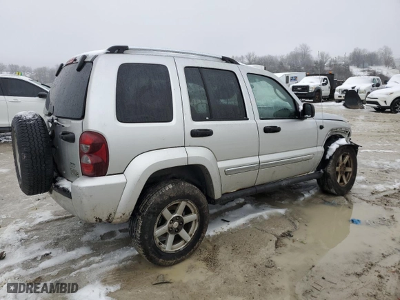 2006 Jeep Liberty Limited with VIN 1J4GL58K06W222143, listed as a Copart auction lot 44843755 with 181,116 mi miles and Salvage Title. Bid and sale history available at carsss.com. Image 3.