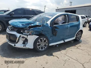 2018 Chevrolet Sonic LT z VIN 1G1JD6SH3J4139783, wystawiony jako Copart lot #59908334 z przebiegiem 18 782 mil mil oraz Nie do naprawy • Non repairable. Historia ofert i sprzedaży dostępna na DreamBid. Obrazek 1.