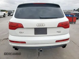 2015 Audi Q7 Premium Plus with VIN WA1LGAFE2FD023602, listed as a Copart auction lot 53737705 with 102,395 mi miles and Salvage Title. Bid and sale history available at DreamBid. Image 6.