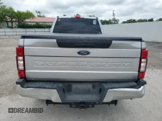2021 Ford F-250 XL with VIN 1FT7W2BN4MEC34068, listed as a Copart auction lot 56730745 with 53,411 mi miles and Salvage title. Bid and sale history available at DreamBid. Image 6.