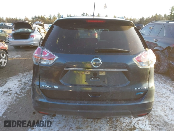 2014 Nissan Rogue S with VIN 5N1AT2MV5EC775196, listed as a IAAI auction lot 41437313 with 130,041 mi miles. Bid and sale history available at carsss.com. Image 17.