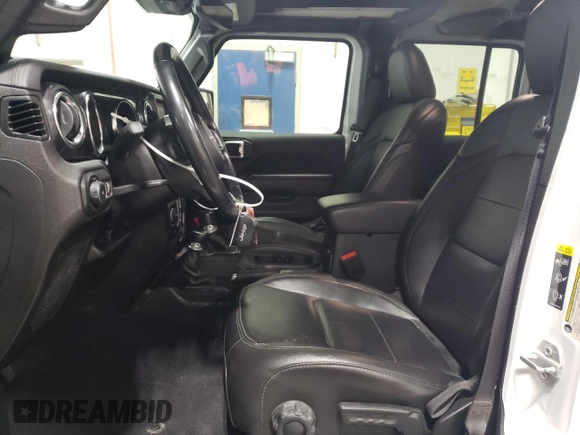 2022 Jeep Wrangler Unlimited Sahara with VIN 1C4HJXEG7NW172299, listed as a Copart auction lot 43535965 with 19,709 mi miles and Salvage Title. Bid and sale history available at DreamBid. Image 7.