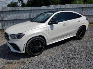 2022 Mercedes-Benz GLE 53 AMG with VIN 4JGFD6BB3NA599196, listed as a Copart auction lot 55804285 with 65,694 mi miles and Clean title. Bid and sale history available at DreamBid. Image 1.