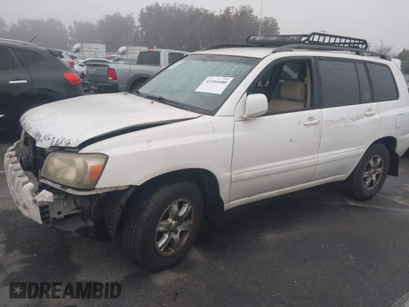 2006 Toyota Highlander z VIN JTEGP21A560123892, wystawiony jako IAAI lot #41241680 z przebiegiem 282 092 mil mil oraz . Historia ofert i sprzedaży dostępna na DreamBid. Obrazek 2.