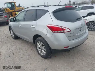 2014 Nissan Murano S with VIN JN8AZ1MU6EW416687, listed as a IAAI auction lot 42015846 with 221,252 mi miles. Bid and sale history available at carsss.com. Image 3.