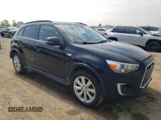 2015 Mitsubishi Outlander GT with VIN 4A4AR4AW3FE025256, listed as a Copart auction lot 59596475 with 110,952 mi miles and Salvage title. Bid and sale history available at DreamBid. Image 4.