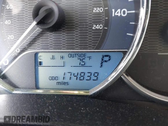 2016 Toyota Corolla L with VIN 5YFBURHE5GP384181, listed as a IAAI auction lot 41785199 with 174,839 mi miles and . Bid and sale history available at DreamBid. Image 7.