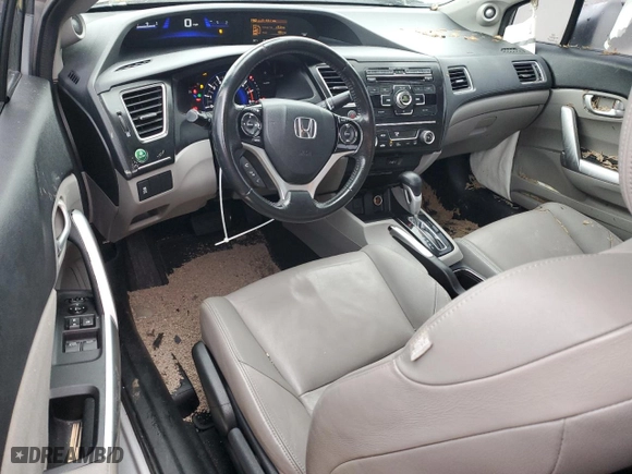 2013 Honda Civic Cpe EX-L with VIN 2HGFG3B09DH505901, listed as a Copart auction lot 44942055 with 141,268 mi miles and Salvage Title. Bid and sale history available at carsss.com. Image 8.