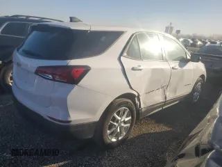 2024 Chevrolet Equinox LS with VIN 3GNAXHEG3RL271467, listed as a Copart auction lot 46287595 with 25,465 mi miles and Salvage Title. Bid and sale history available at DreamBid. Image 3.