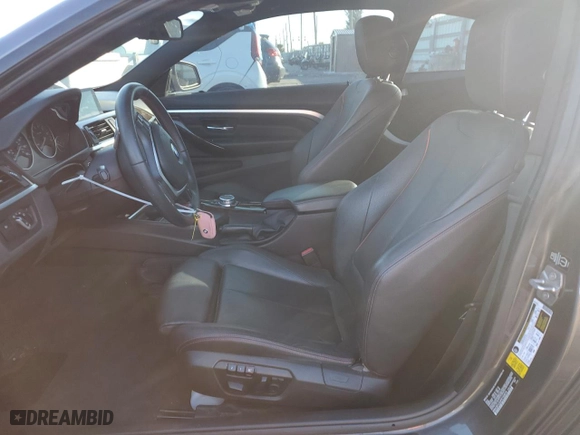 2015 BMW 4 Series 435i with VIN WBA3R1C53FK193674, listed as a Copart auction lot 87815465 with 60,286 mi miles and Salvage Title. Bid and sale history available at carsss.com. Image 7.