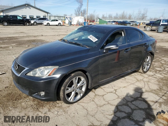 2010 Lexus IS 350 with VIN JTHBE5C23A5024803, listed as a Copart auction lot 44814125 with Not Provided miles and Salvage Title. Bid and sale history available at DreamBid. Image 1.