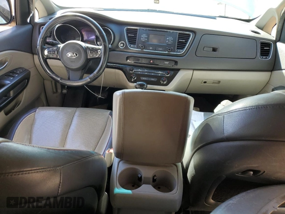 2017 Kia Sedona LX with VIN KNDMB5C11H6240857, listed as a Copart auction lot 50376625 with 218,161 mi miles and Salvage Title. Bid and sale history available at DreamBid. Image 8.
