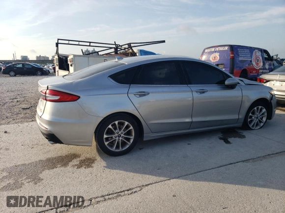 2020 Ford Fusion SE with VIN 3FA6P0HDXLR143531, listed as a Copart auction lot 55091345 with Not provided miles and Salvage title. Bid and sale history available at DreamBid. Image 3.