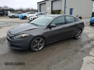 2014 Dodge Dart GT with VIN 1C3CDFEBXED906613, listed as a Copart auction lot 50326405 with 104,685 mi miles and Salvage Title. Bid and sale history available at carsss.com. Image 1.
