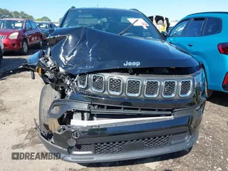 2023 Jeep Compass Latitude with VIN 3C4NJDBN0PT536141, listed as a IAAI auction lot 41974206 with 54,052 mi miles and . Bid and sale history available at DreamBid. Image 12.