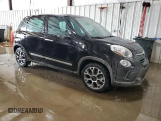 2014 FIAT 500L Trekking with VIN ZFBCFADH2EZ010861, listed as a Copart auction lot 88912885 with 100,823 mi miles and Salvage Title. Bid and sale history available at DreamBid. Image 4.
