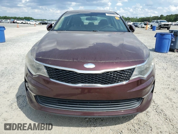 2018 Kia Optima LX with VIN 5XXGT4L3XJG182955, listed as a Copart auction lot 55645555 with 106,210 mi miles and Clean Title. Bid and sale history available at carsss.com. Image 5.