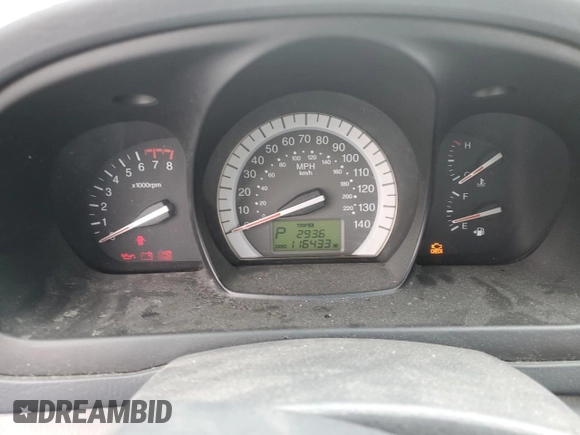 2007 Kia Spectra EX with VIN KNAFE121775460533, listed as a Copart auction lot 50873075 with 116,433 mi miles and Salvage Title. Bid and sale history available at carsss.com. Image 9.