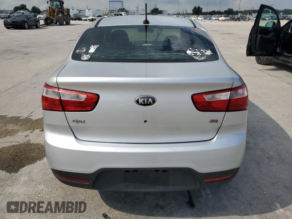 2013 Kia Rio LX with VIN KNADM4A39D6240640, listed as a Copart auction lot 71702734 with Not Provided miles and Salvage Title. Bid and sale history available at carsss.com. Image 6.