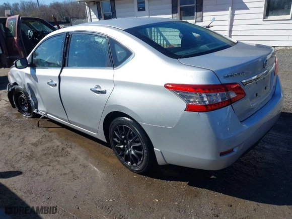2014 Nissan Sentra S with VIN 1N4AB7AP0EN853601, listed as a IAAI auction lot 41573798 with 174,431 mi miles. Bid and sale history available at carsss.com. Image 3.