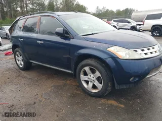 2005 Nissan Murano SL with VIN JN8AZ08T75W329683, listed as a IAAI auction lot 41452790 with 199,584 mi miles. Bid and sale history available at carsss.com. Image 1.