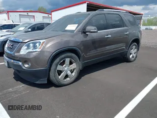 2011 GMC Acadia SLT1 with VIN 1GKKRREDXBJ181589, listed as a IAAI auction lot 42019880 with 206,854 mi miles. Bid and sale history available at carsss.com. Image 2.